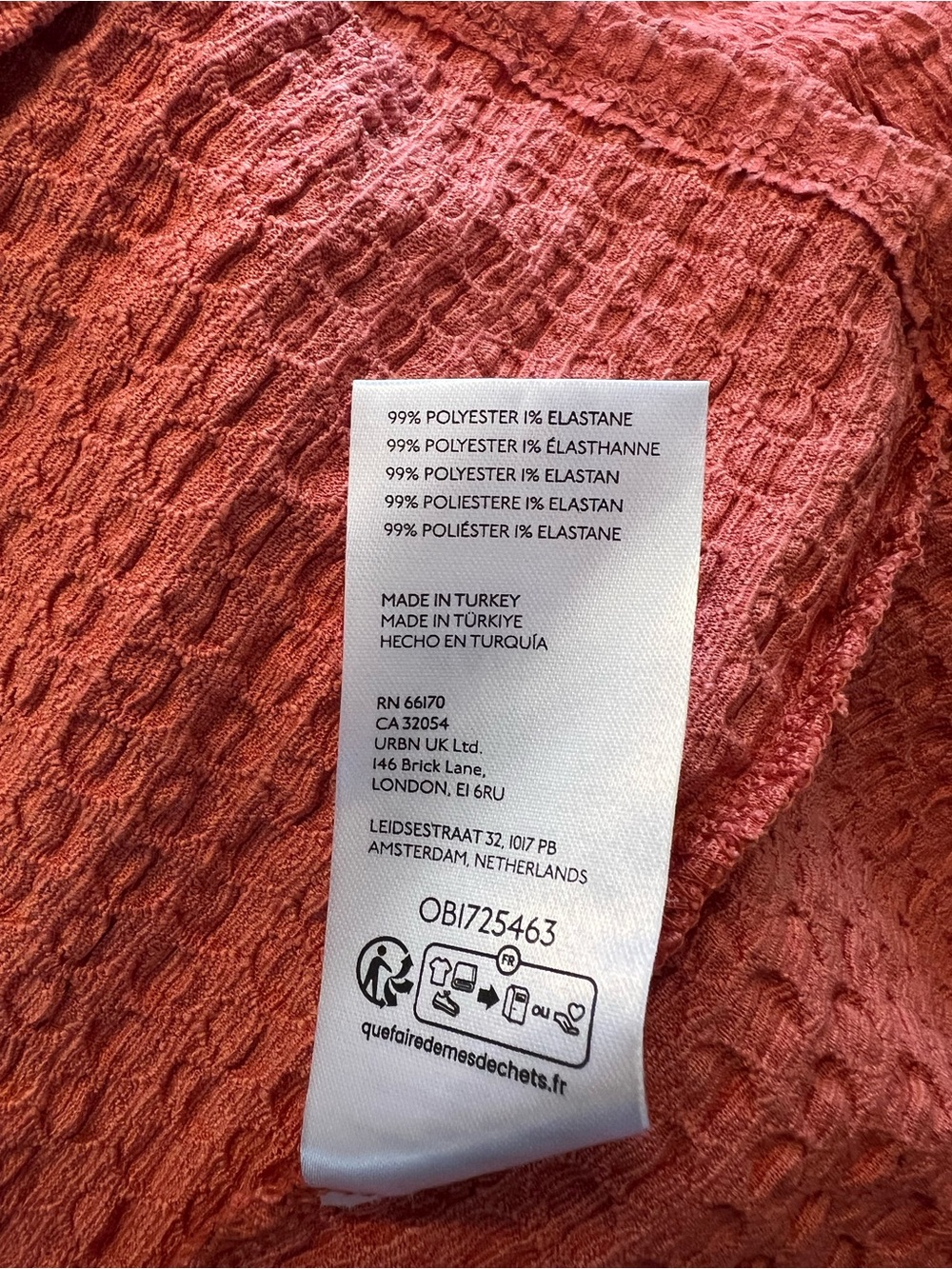 Anthropologie Waffle Wrap Dress - XL - Picture 8 of 8
